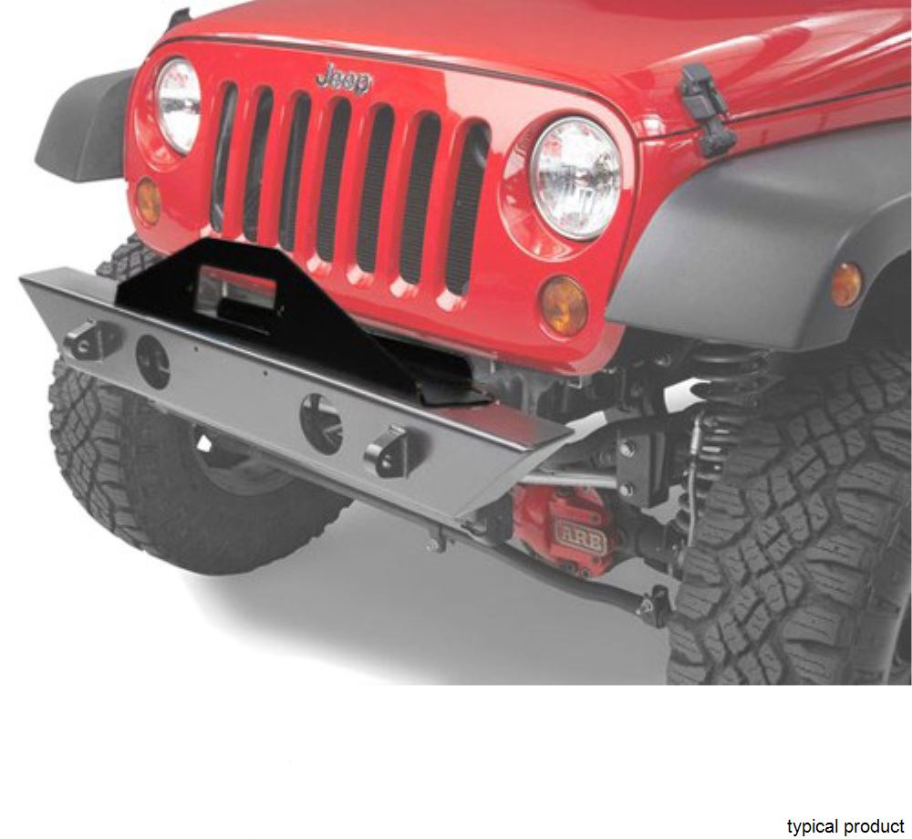 Winch and Fairlead Mounting Plate for Pavement Ends Jeep Front Bumper ...