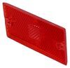 trailer lights rectangle replacement lens for peterson clearance side marker light with reflex - red