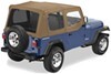 upper doors requires bow system pavement ends replay soft top fabric for jeep - and tinted windows spice