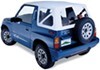 no doors requires bow system pavement ends replay soft top fabric for tracker sidekick - clear windows white