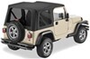 no doors requires bow system pavement ends replay soft top fabric for jeep - tinted windows not included black denim