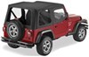 upper doors requires bow system pavement ends replay soft top fabric for jeep - and tinted windows black diamond