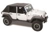 replacement fabric only no doors pavement ends sprint soft top for jeep - flip back panel and tinted windows black diamond