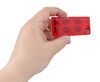 reflectors 3-1/8l x 1-3/8w inch trailer reflector - adhesive backing rectangle red 3-1/8 1-3/8
