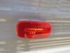 0  tail lights 4-1/8l x 2w inch piranha led trailer clearance or side marker light with reflex reflector - 6 diodes red lens