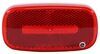 tail lights 4-1/8l x 2w inch piranha led trailer clearance or side marker light with reflex reflector - 6 diodes red lens
