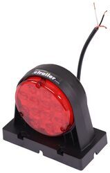 Peterson LED Agricultural Light - 12 Diodes - Round - Black Housing - Red Lens - PET68FR