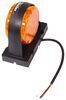 driver side passenger stud mount peterson led agricultural light - 32 diodes round black housing amber lens