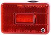 clearance lights reflectors peterson led or side marker light w/ reflector - 2 diodes rectangle red lens