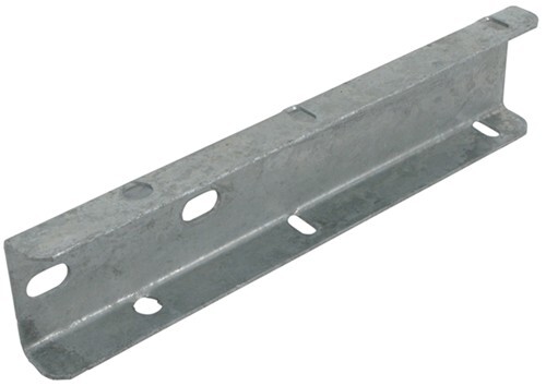 Galvanized Steel, U-Shaped, Bolt-On Bracket for Plastic, Single-Axle ...