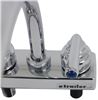 kitchen faucet high-rise spout phoenix faucets rv bar - dual lever handle chrome