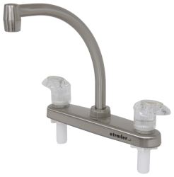 Phoenix Faucets Catalina Hybrid RV Kitchen Faucet - Dual Lever Handle - Brushed Nickel - PF221402