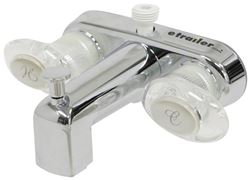 Phoenix Faucets Catalina RV Tub and Shower Diverter Faucet w/ D-Spud - Dual Lever Handle - Chrome - PF223361
