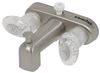 bathroom faucet dual handles phoenix faucets catalina rv tub/shower diverter w d-spud - lever handle brushed nickel