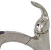 kitchen faucet high-rise spout phoenix faucets hybrid rv w/ pull out - single lever handle brushed nickel
