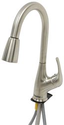 Phoenix Faucets Hybrid RV Kitchen Faucet w/ Pull Down Spout - Single Lever Handle - Brushed Nickel - PF231461