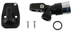 Phoenix Faucets Shower Connector and Wall Bracket for RV Handheld Showers - Black/Chrome - PF276004