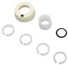 rv faucets spout nuts and rings replacement nut o-ring snap ring for catalina spouts - biscuit