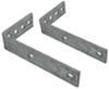 trailer fenders brackets galvanized steel l-shaped bolt-on for plastic single-axle fender pf775x21w - qty. 2