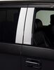 side of vehicle putco classic chrome decorative pillar posts with etching and key pad cutout - stainless steel