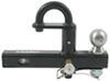 fixed ball mount drop - 0 inch rise convert-a-ball pintle hook combo for 2 hitches 3 nickel-plated balls 16 000 lbs