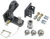 fixed ball mount drop - 0 inch rise convert-a-ball pintle hook combo with 3 stainless steel balls 10 000 lbs
