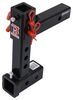 adjustable height 11 inch drop patriot hitches hitch receiver adapter - 2 rise/drop 7k