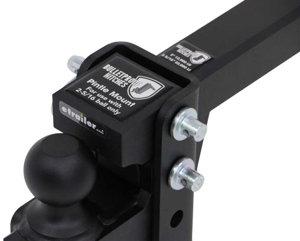 Pintle Lock for BulletProof Hitches Adjustable Ball Mount - 2-5/16 ...