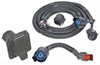 trailer hitch wiring 7 round - blade pollak 5th wheel / gooseneck t-connector with 7-pole chrysler dodge w/ factory plug