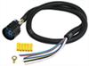 pollak accessories and parts  7 blade 4' pigtail wiring harness for replacement 7-pole rv socket