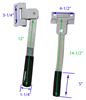 trailer door parts single point handle with bushing