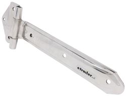 T-Strap Hinge w/ Wide Bracket for Enclosed Trailers - 12" Long - 180 Degree - Stainless Steel - PLR2012-SSP