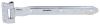 strap hinge corner reverse bracket square t-strap w/ - 270 degree 16 inch long zinc plated steel