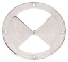 vent no fan butterfly and gasket for polar roof ventilator - polished stainless steel