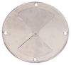vent metal butterfly and gasket for polar roof ventilator - aluminum