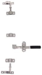 Cam-Action Lockable Door Latch for Fold Down Trailer Gate or Side Door - Stainless Steel - PLR258-002-SS