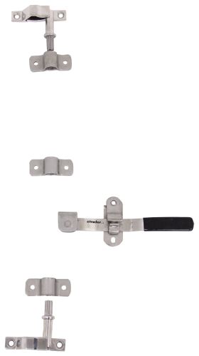 Polar 506 Stainless Steel Refrigerator Lock with 5/8 to 1-1/4