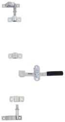 Cam-Action Lockable Door Latch Kit for Large Enclosed Trailers - Zinc-Plated Steel - PLR258-002
