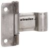 trailer door parts bracket assembly for polar economy side lock - stainless steel