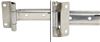 strap hinge 8 inch long t-strap for enclosed trailers - 180 degree rotation stainless steel
