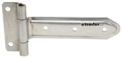 T-Strap Hinge for Enclosed Trailers - 8" Long - 180 Degree Rotation - Stainless Steel
