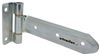 strap hinge 8 inch long t-strap for enclosed trailers - 180 degree rotation zinc plated