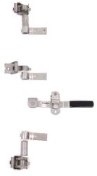 Cam-Action Lockable Door Latch for Large Enclosed Trailers - 3 Point - Stainless Steel - PLR458-017-SS