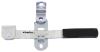polar hardware trailer door latch latches 2 inch wide cam-action lockable for large enclosed trailers - point zinc-plated steel