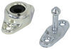 plunger and socket 2-1/2 inch hole spacing trailer door holder - 1-3/4 zinc plated steel