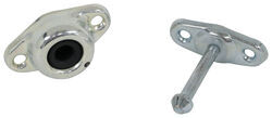 Plunger and Socket Trailer Door Holder - 2-1/4" Plunger - Zinc Plated Steel - PLR64-66
