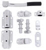 latches cam door latch cam-action lockable kit for large enclosed trailers - zinc-plated steel