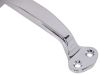 rv steps assist handle - solid zinc die-cast bright chrome finish heavy duty 8 inch long