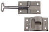 T-Style Hook and Keeper Door Holder for Trailer Rear or Side Door - 4" Hook - Aluminum
