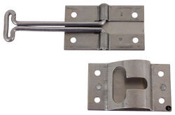 T-Style Hook and Keeper Door Holder for Trailer Rear or Side Door - 4" Hook - Aluminum - PLR9-A